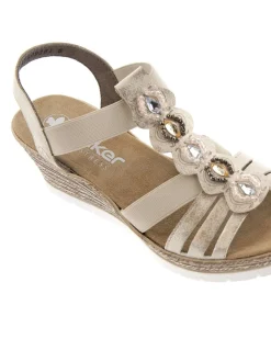 Rieker Beige Sandalett