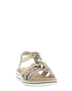 Rieker Beige Sandalett