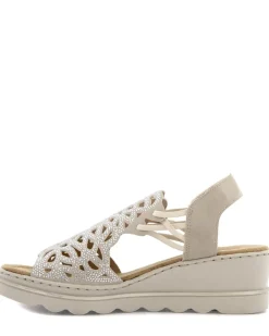Rieker Beige Sandalett