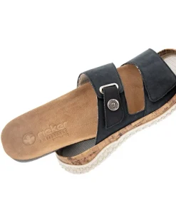 Rieker Blå Slip-In