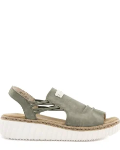 Rieker Grön Sandal