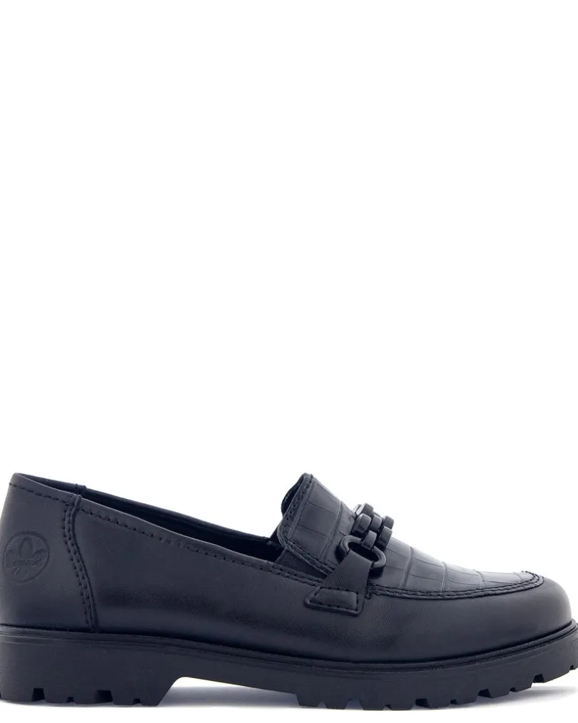 Rieker Svart Loafer