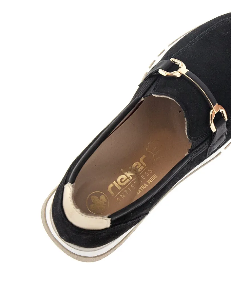 Rieker Svart Loafers