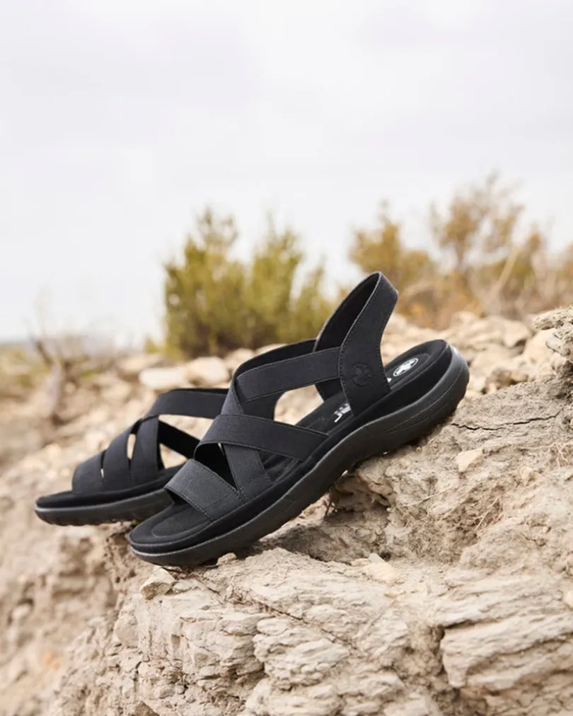 Rieker Svart Sandal