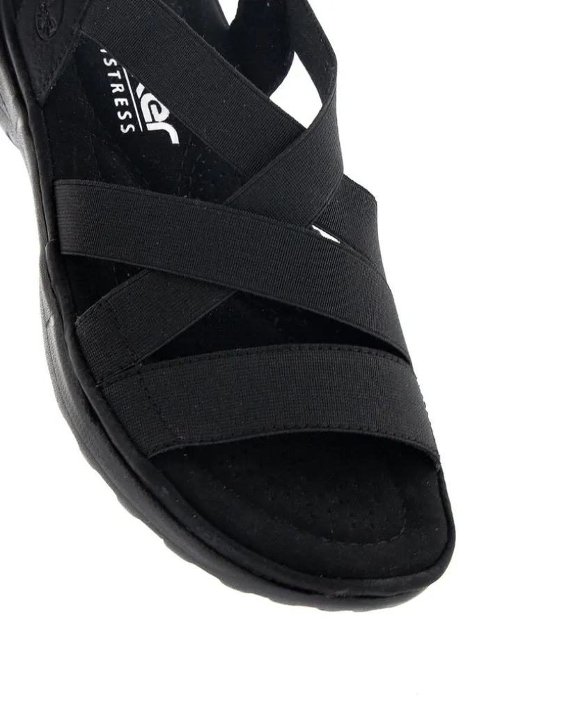 Rieker Svart Sandal