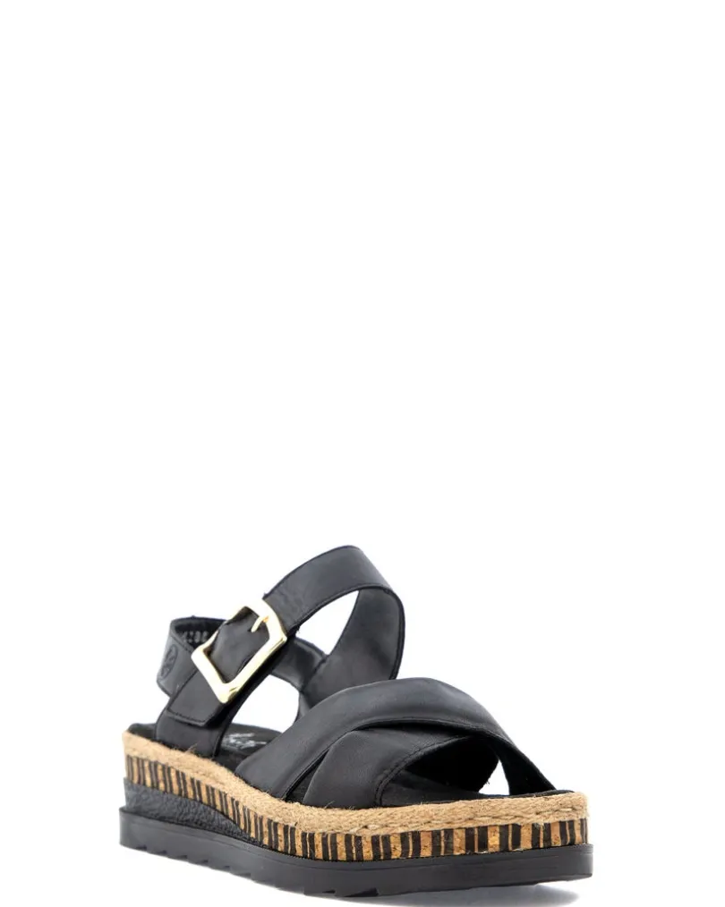 Rieker Svart Sandal