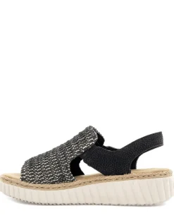Rieker Svart Sandal