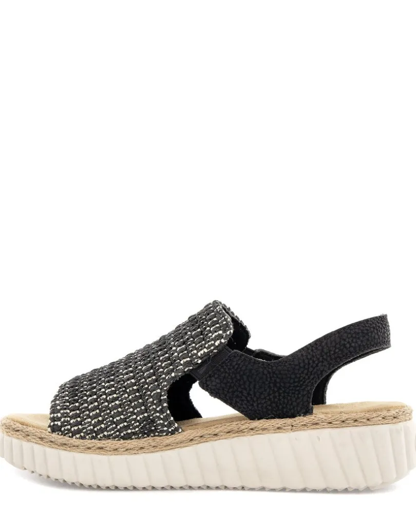 Rieker Svart Sandal