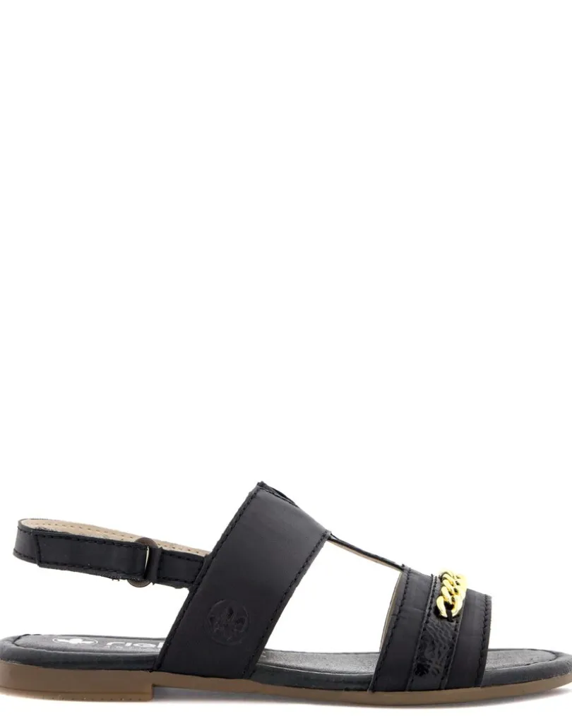 Rieker Svart Sandal